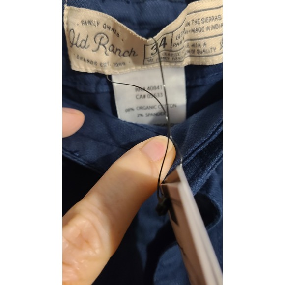 NWT Old Ranch Phoenix Mens Shorts Size 34‎ Navy - Picture 3 of 4